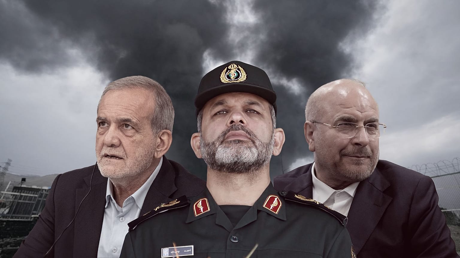 قالیباف، وحیدی و پزشکیان و حملات آمریکا و اسرائیل به ایران