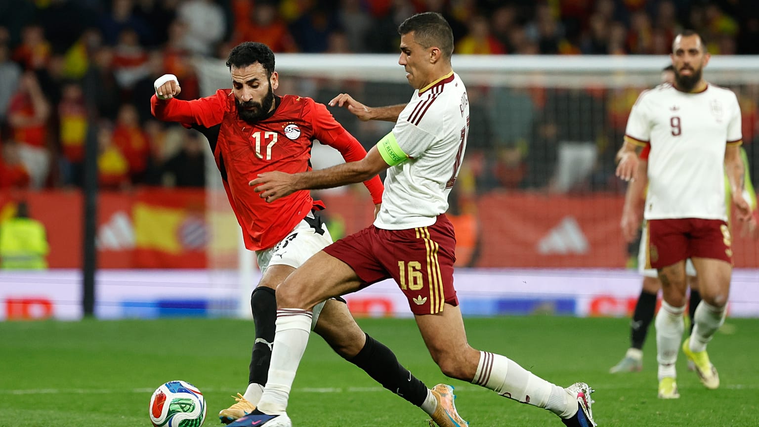 مباراة ودية لكرة القدم بين إسبانيا ومصر في برشلونة، إسبانيا، يوم الثلاثاء 31 مارس 2026