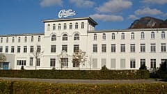 Schokoladenfabrik von Maison Cailler in Broc in der Schweiz