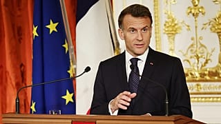 French President Emmanuel Macron speaks at a press conference in Tokyo, 1 April, 2026