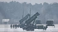 Patriot missile launchers acquired from the US deployed in Warsaw, 6 February, 2023