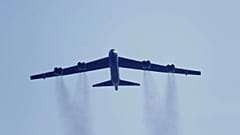 طائرة من طراز B-52 المخصصة لسرب القاذفات 343b، يوم السبت 2 نوفمبر 2019، في كوليدج بارك، ميريلاند