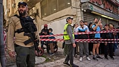 Ramat Gan, Israël, le lundi 6 avril 2026, après une frappe iranienne.