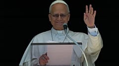 Papst Leo XIV. während des Regina Coeli am 6. April 2026 im Vatikan