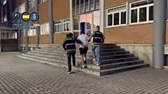 Imagen del detenido del Tren de Aragua en Madrid en abril de 2026.