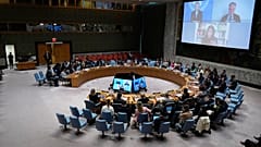 يجتمع مجلس الأمن في مقرّ الأمم المتحدة، يوم الأربعاء 11 مارس/آذار 2026.