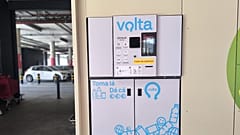 Máquina "Volta" num estabelecimento comercial
