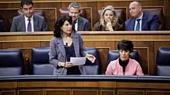 Ana Redondo, ministra de Igualdad del PSOE, en la sesión plenaria del 18 de marzo de 2026