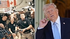 Peinlicher Moment: Artemis-II-Astronauten ignorieren Trump demonstrativ