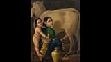In der vergangenen Woche wechselte Raja Ravi Varmas Ölgemälde auf Leinwand Yashoda und Krishna für über 15 Millionen Euro den Besitzer.