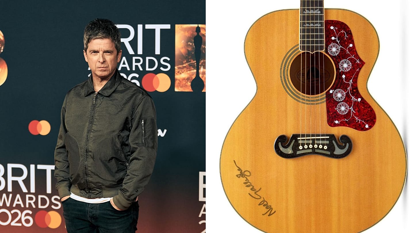 Noel Gallagher guitar from Oasis '(What's The Story) Morning Glory