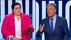 Die Europaabgeordneten Lena Düpont (EVP) und Juan Fernando López Aguilar (S&D)