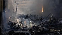 Smoke rises following several Israeli airstrikes in Beirut, 8 April, 2026
