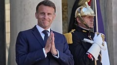Le président français Emmanuel Macron à l'Élysée, à Paris, le mercredi 8 avril 2026.