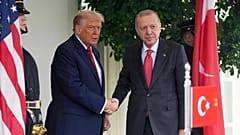 Erdoğan'ın Beyaz Saray ziyaretinden bir kare, Eylül 2025.
