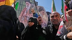  أنصار الحكومة الإيرانية يحيون اليوم الأربعين لمقتل المرشد الأعلى علي خامنئي ، في طهران، إيران، الخميس 9 أبريل 2026.