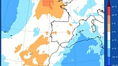 Descida brusca das temperaturas em Espanha
