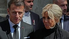 Emmanuel Macron und Brigitte Macron im Vatikan, 10/04/2026