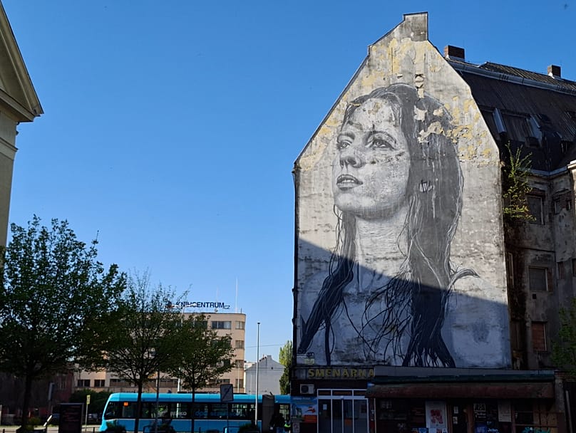 Street Art στην Οστράβα.