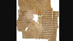 Empedokles'e ait papirüs parçası