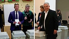 Orbán und Magyar stimmen ab