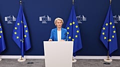 Ursula von der Leyen am Montagnachmittag.