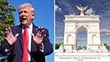 «Raccapricciante»: il progetto di Donald Trump per l'‘Arc de Trump’ scatena le critiche online