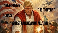 Promis kritisieren Trumps KI-Bild von sich als Jesus