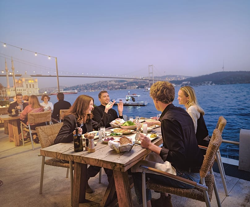 Cruises on the Bosphorus are pretty common. 