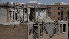 Schäden an einem Wohnhaus im Südosten von Teheran, 14. April 2026