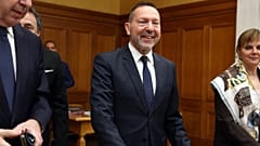 Ο διοικητής της Τράπεζας της Ελλάδος Γιάννης Στουρνάρας παρουσιάζει την Έκθεση του Διοικητή για το έτος 2025,