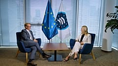 Hans Leijtens y Agata Todorow en el programa '12 minutes'