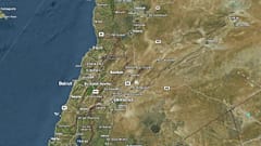 Apple Maps zeigt markierte Orte im Libanon und in den Nachbarländern an. 