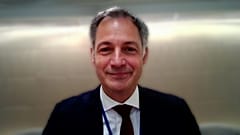 Alexander De Croo, Leiter des Entwicklungsprogramms der Vereinten Nationen