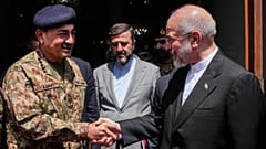 محمدباقر قالیباف و عاصم منیر
