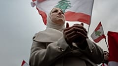 وقفة تضامنية مع ضحايا الحرب على لبنان، في 10 أبريل 2026، بمدينة ديربورن في ميشيغان.