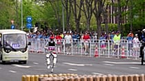 China hosts humanoid robots in Beijing half marathon