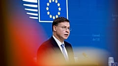 Valdis Dombrovskis európai biztos.