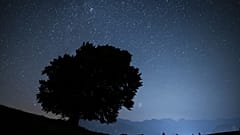 Chuva de Perseidas sobre a Suíça em agosto de 2024