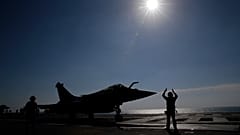 A francia Rafale vadászgép.