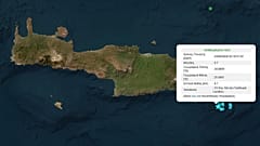 Erdbeben auf Kreta 5,7 Richter