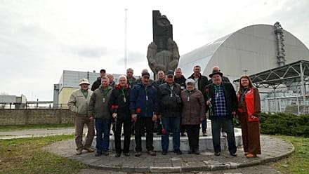Ukraine’s Chernobyl ‘liquidators’ return 40 years after disaster