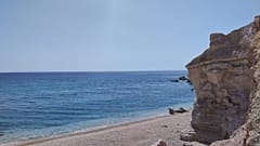 Der Strand von Kastana auf Milos