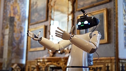 L'Italie teste un robot-guide au palais Madama de Turin
