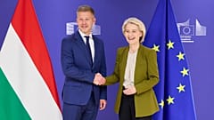 Magyar und von der Leyen in Brüssel