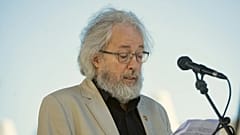 Sebő Ferenc népzenész, népzenetanár, a nemzet művésze a Budai Várban 2025. szeptember 20-án.