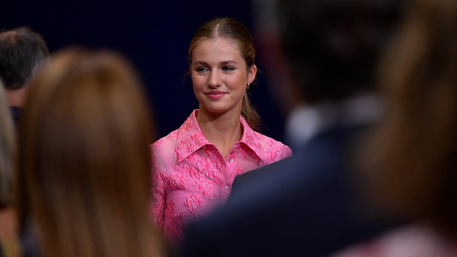 Archivo: La princesa Leonor de España asiste a la ceremonia de entrega de los premios Princesa de Asturias en Oviedo,  el viernes 20 de octubre de 2023.
