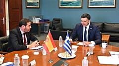 Óscar Puente y Vassilis Kikilias