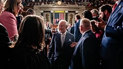 Britain's King Charles III speaks to a joint meeting of Congress in the House Chamber at the U.S. Capitol, Tuesday, April 28