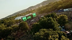 A nagyszínpad egy korábbi fesztiválon